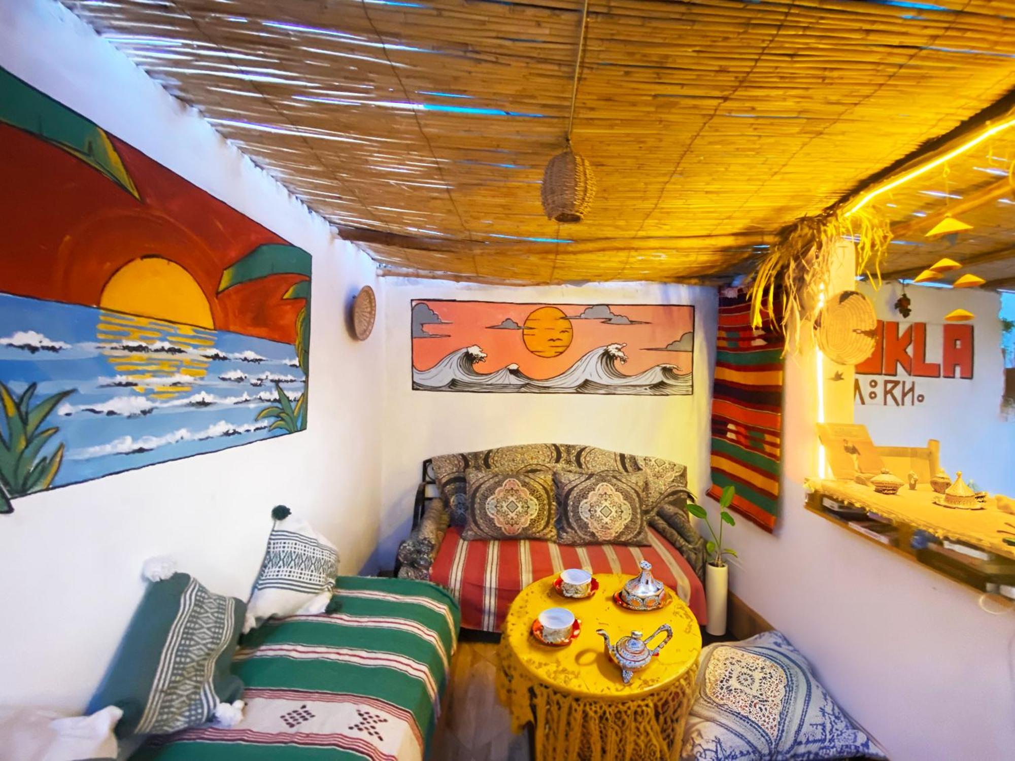Bright Wave Surfhouse Pansiyon Tamraght Dış mekan fotoğraf